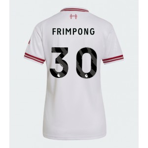 Liverpool Jeremie Frimpong #30 Jalkapallovaatteet Naisten Vieraspaita 2026-27 Lyhythihainen